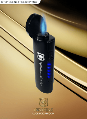 Lucky Ultimate Torch Lighter 4 Flame Black