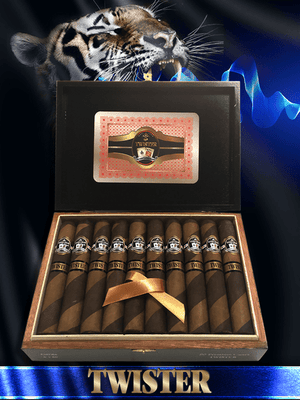 Barber Pole Cigars: Twister Churchill 7x48 Box of 20