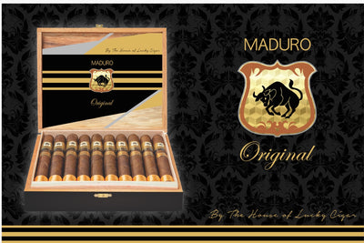 Maduro Cigars: Maduro Original by Lucky Cigar: Super Gordo 6x64 Box of 20