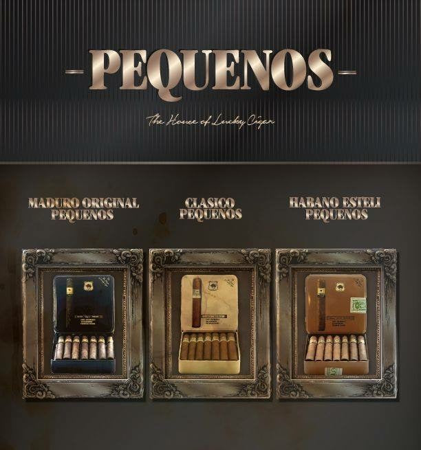 Classic Cigars - Classico by Lucky Cigar: Set of 3 Boxes,Classico, Habano, Maduro Lonsdale 5x38  Box of 20