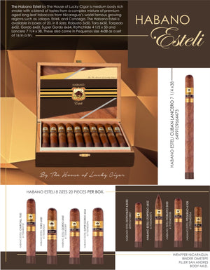 Habano Cigars: Habano Esteli TORPEDO 6X52 BOX OF 20