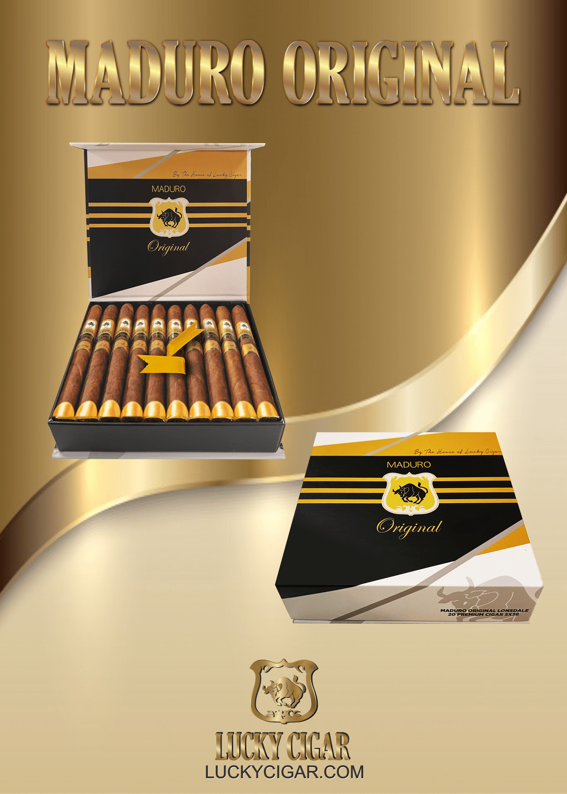 Maduro Cigars: Maduro Original LONSDALE 20 PREMIUM CIGAR 5X38