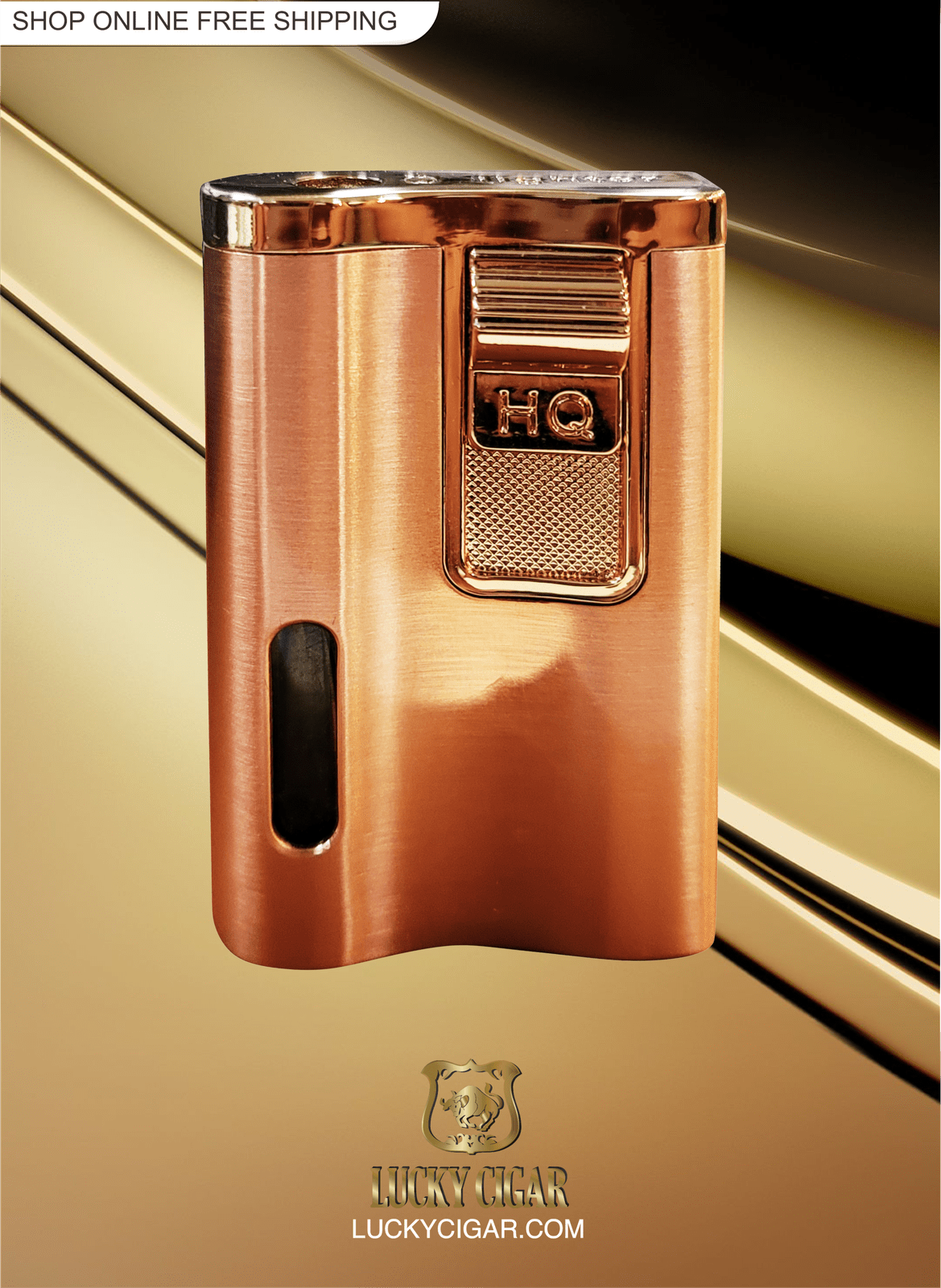 Cigar Lifestyle Accessories: Torch Lighter in Gold