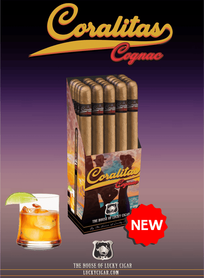 Coralitas Flavored Cigarillos by Lucky Cigar - Cognac