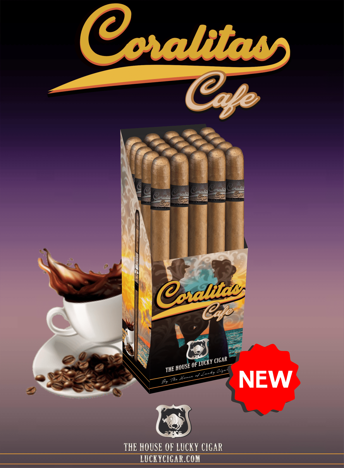 Coralitas Flavored Cigarillos by Lucky Cigar - Cafe